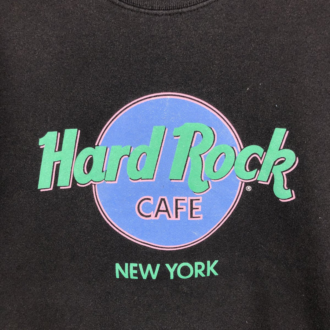 HARD ROCK CAFE Advertising Sweatshirt, Men's Size L cotton black type Vintage Second Hand