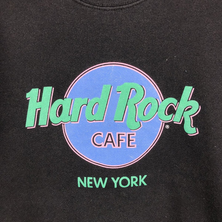 HARD ROCK CAFE Advertising Sweatshirt, Men's Size L cotton black type Vintage Second Hand