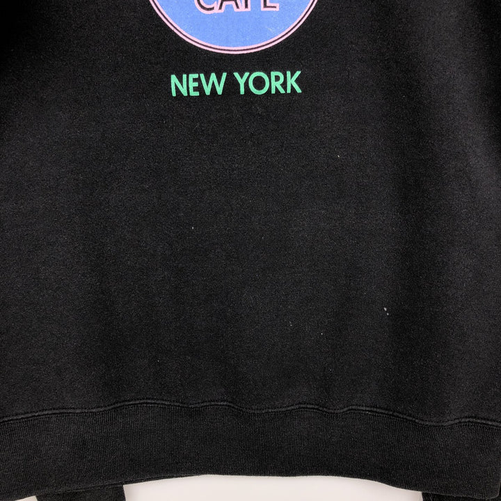 HARD ROCK CAFE Advertising Sweatshirt, Men's Size L cotton black type Vintage Second Hand