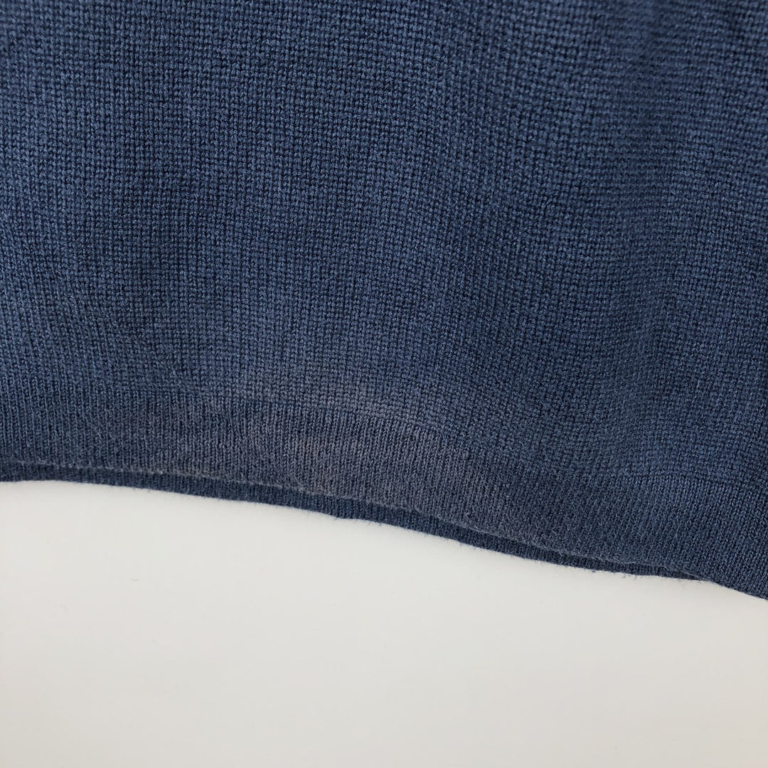 2000'S Eddie Bauer Cotton Knit Sweater, Men's Size XL cotton blue type Vintage Second Hand