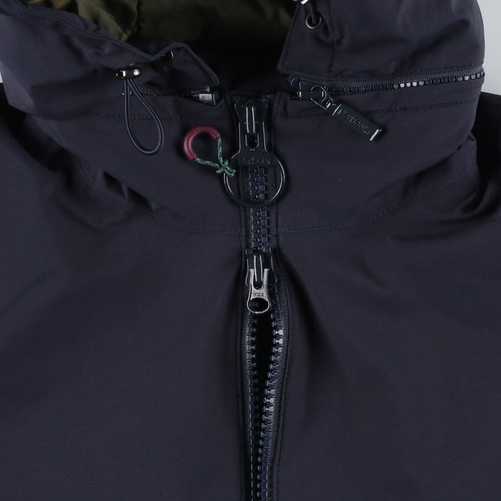 2000s~ Barbour WHITBURN JACKET 3-Warrant Padded Parka Puffer Jacket Men's Size Medium polyester navy blue type Vintage Second Hand
