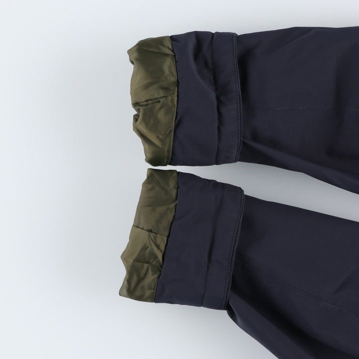 2000s~ Barbour WHITBURN JACKET 3-Warrant Padded Parka Puffer Jacket Men's Size Medium polyester navy blue type Vintage Second Hand