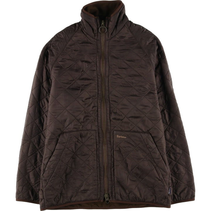 2000s~ Barbour Polar Quilts Short 3-Warrant Quilted Jacket, Men's Size Medium polyester brown type Vintage Second Hand