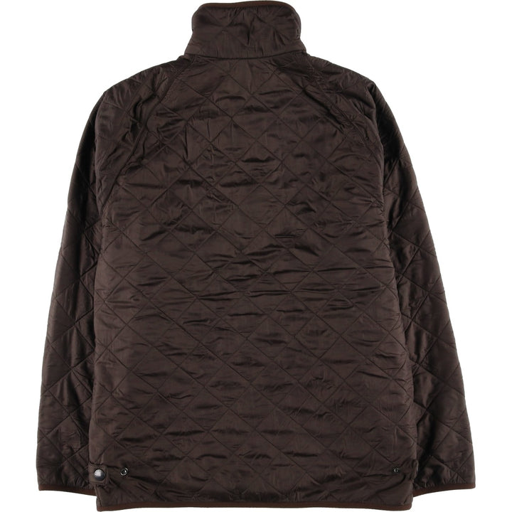 2000s~ Barbour Polar Quilts Short 3-Warrant Quilted Jacket, Men's Size Medium polyester brown type Vintage Second Hand