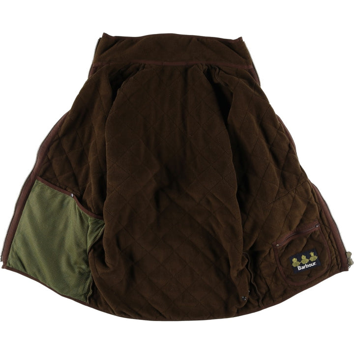 2000s~ Barbour Polar Quilts Short 3-Warrant Quilted Jacket, Men's Size Medium polyester brown type Vintage Second Hand