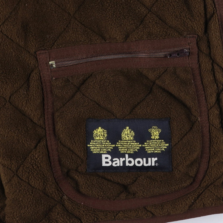 2000s~ Barbour Polar Quilts Short 3-Warrant Quilted Jacket, Men's Size Medium polyester brown type Vintage Second Hand