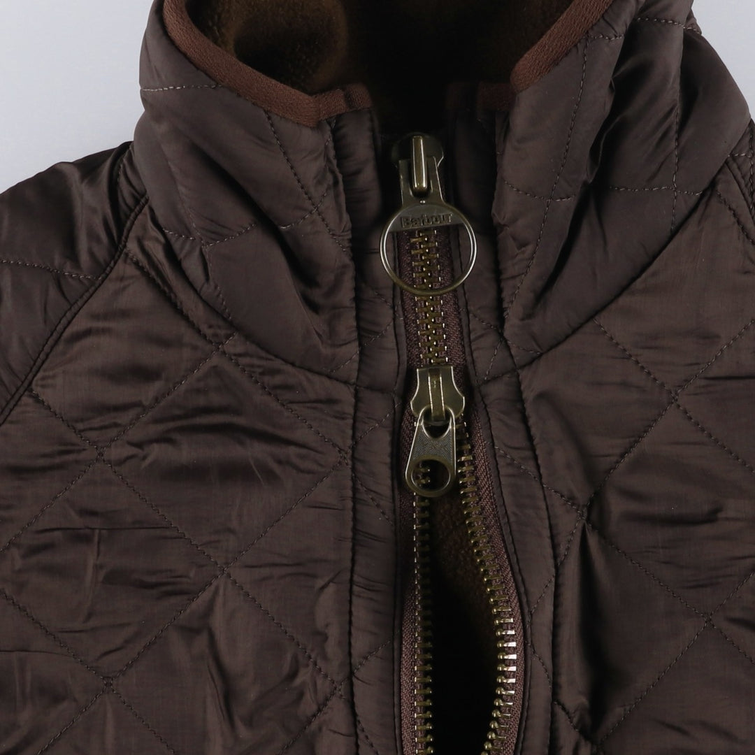 2000s~ Barbour Polar Quilts Short 3-Warrant Quilted Jacket, Men's Size Medium polyester brown type Vintage Second Hand