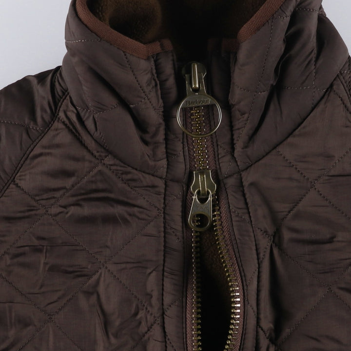 2000s~ Barbour Polar Quilts Short 3-Warrant Quilted Jacket, Men's Size Medium polyester brown type Vintage Second Hand