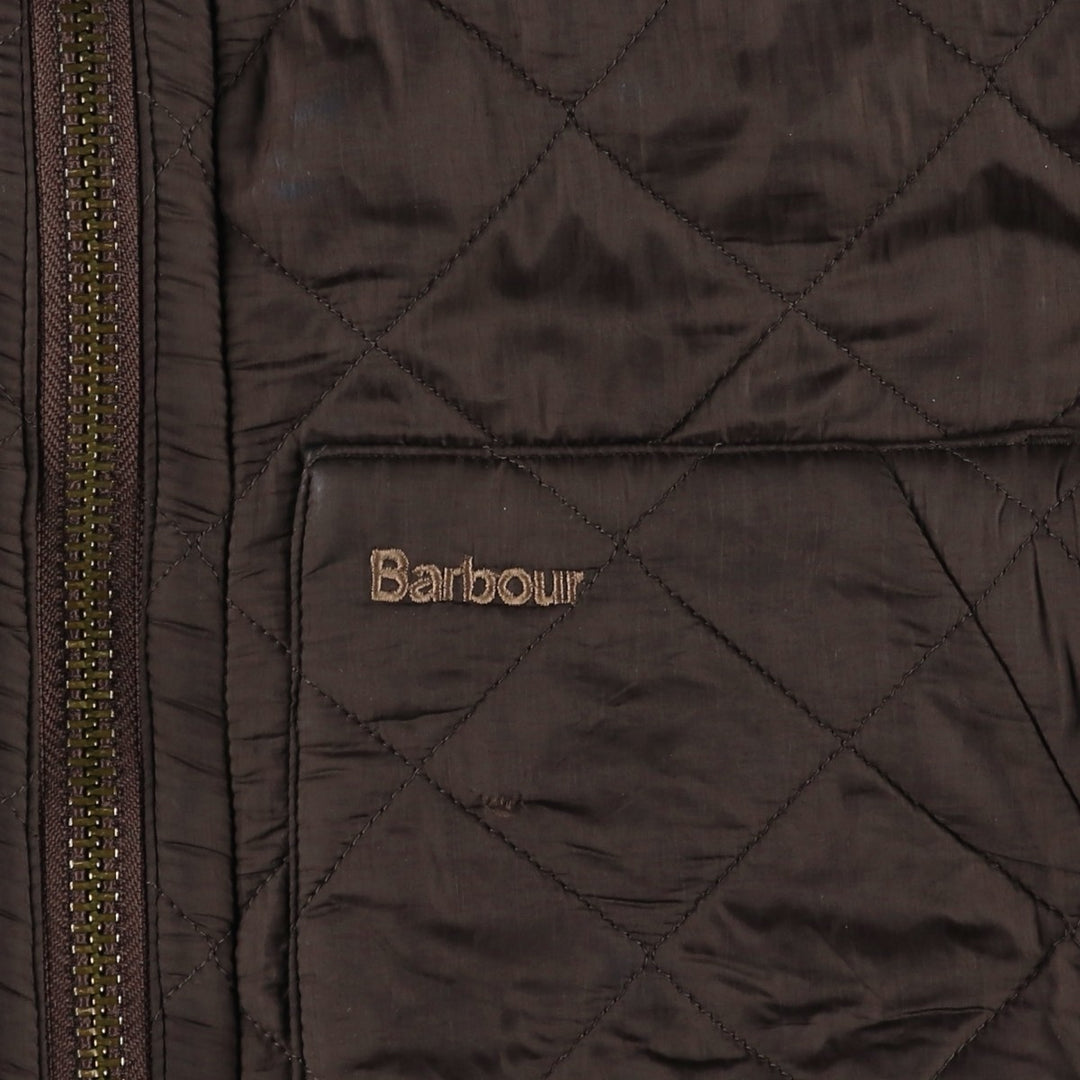2000s~ Barbour Polar Quilts Short 3-Warrant Quilted Jacket, Men's Size Medium polyester brown type Vintage Second Hand