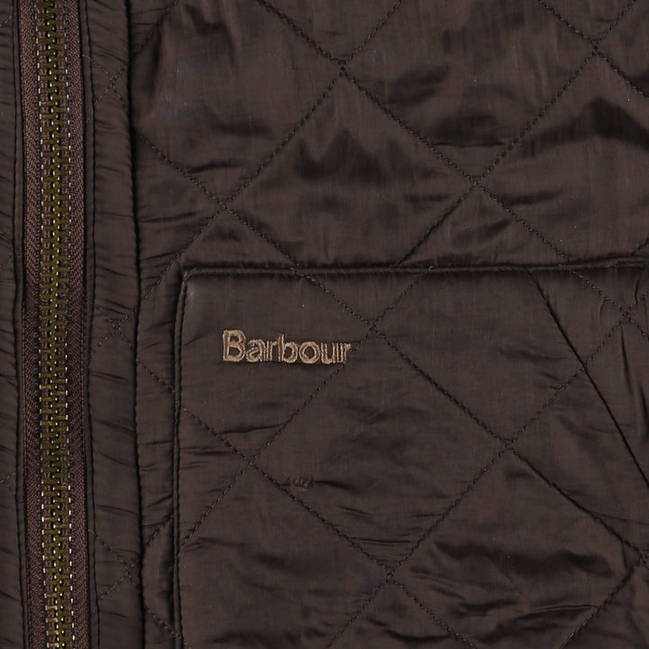 2000s~ Barbour Polar Quilts Short 3-Warrant Quilted Jacket, Men's Size Medium polyester brown type Vintage Second Hand