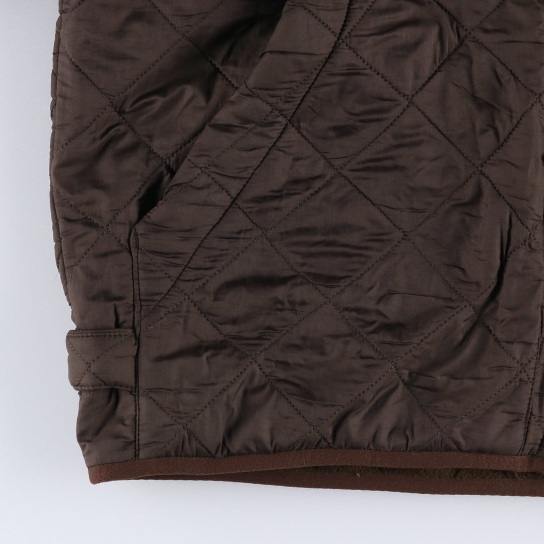 2000s~ Barbour Polar Quilts Short 3-Warrant Quilted Jacket, Men's Size Medium polyester brown type Vintage Second Hand