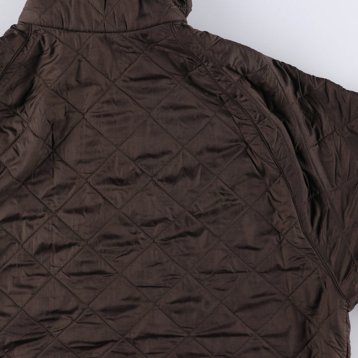 2000s~ Barbour Polar Quilts Short 3-Warrant Quilted Jacket, Men's Size Medium polyester brown type Vintage Second Hand