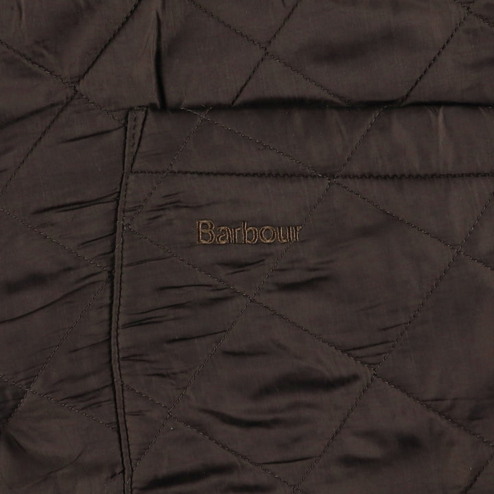 2000s~ Barbour Polar Quilts Long 3-Warrant Quilted Jacket, Men's Size Medium polyester brown type Vintage Second Hand