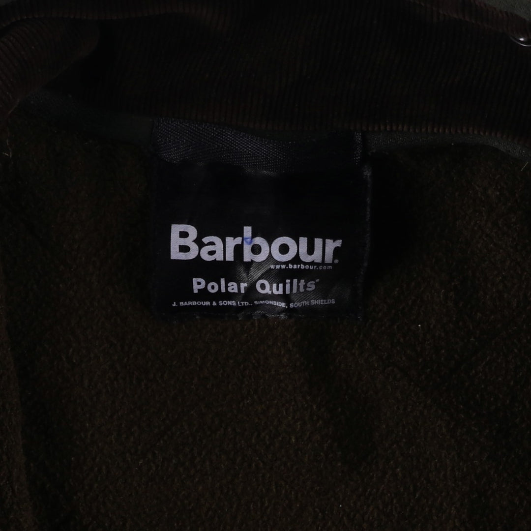 Barbour Polar Quilts quilted puffer jacket, men's size XL unclear Khaki type Vintage Second Hand