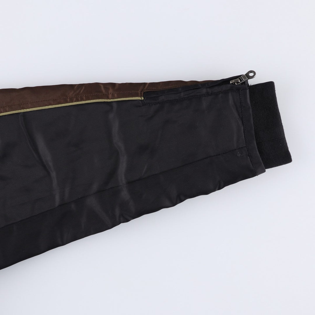 Harley-Davidson Men's Padded Puffer Jacket (Size L) Nylon black type Vintage Second Hand