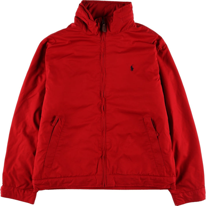 Ralph Lauren POLO by Ralph Lauren padded puffer jacket, men's size L polyester red type Vintage Second Hand