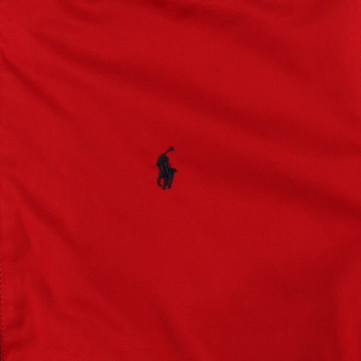 Ralph Lauren POLO by Ralph Lauren padded puffer jacket, men's size L polyester red type Vintage Second Hand