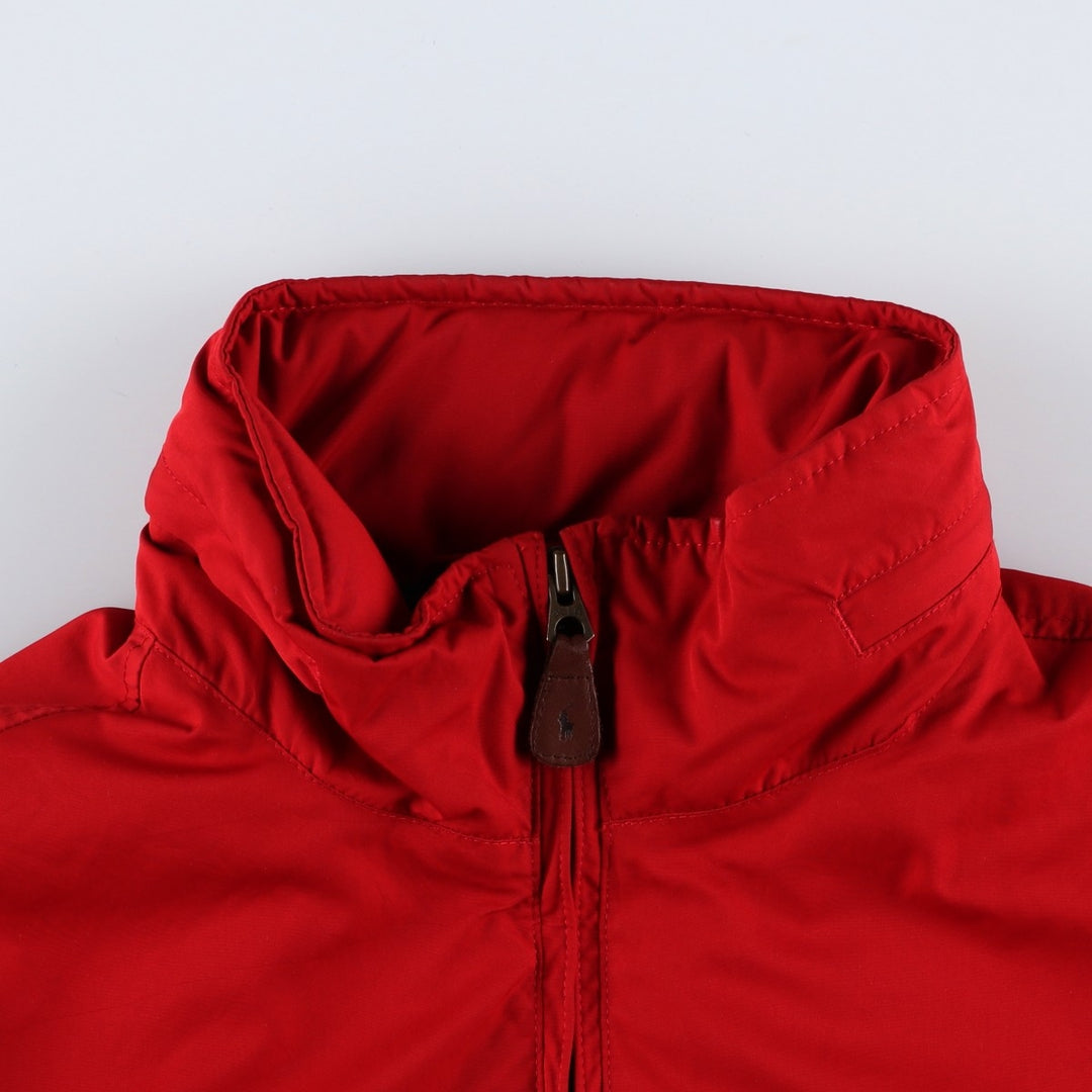 Ralph Lauren POLO by Ralph Lauren padded puffer jacket, men's size L polyester red type Vintage Second Hand