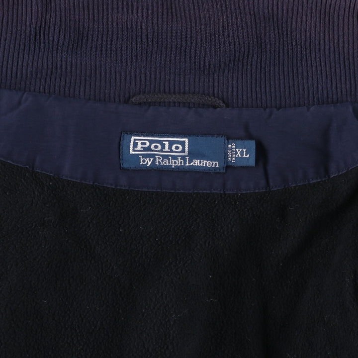 Ralph Lauren POLO by Ralph Lauren padded jacket puffer jacket men's XL size cotton navy blue type Vintage Second Hand