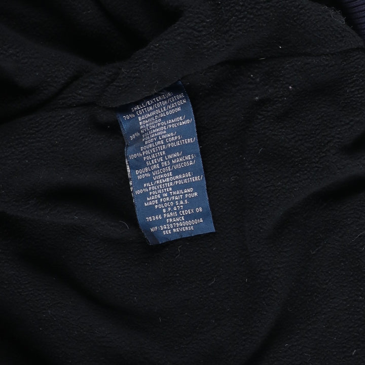 Ralph Lauren POLO by Ralph Lauren padded jacket puffer jacket men's XL size cotton navy blue type Vintage Second Hand