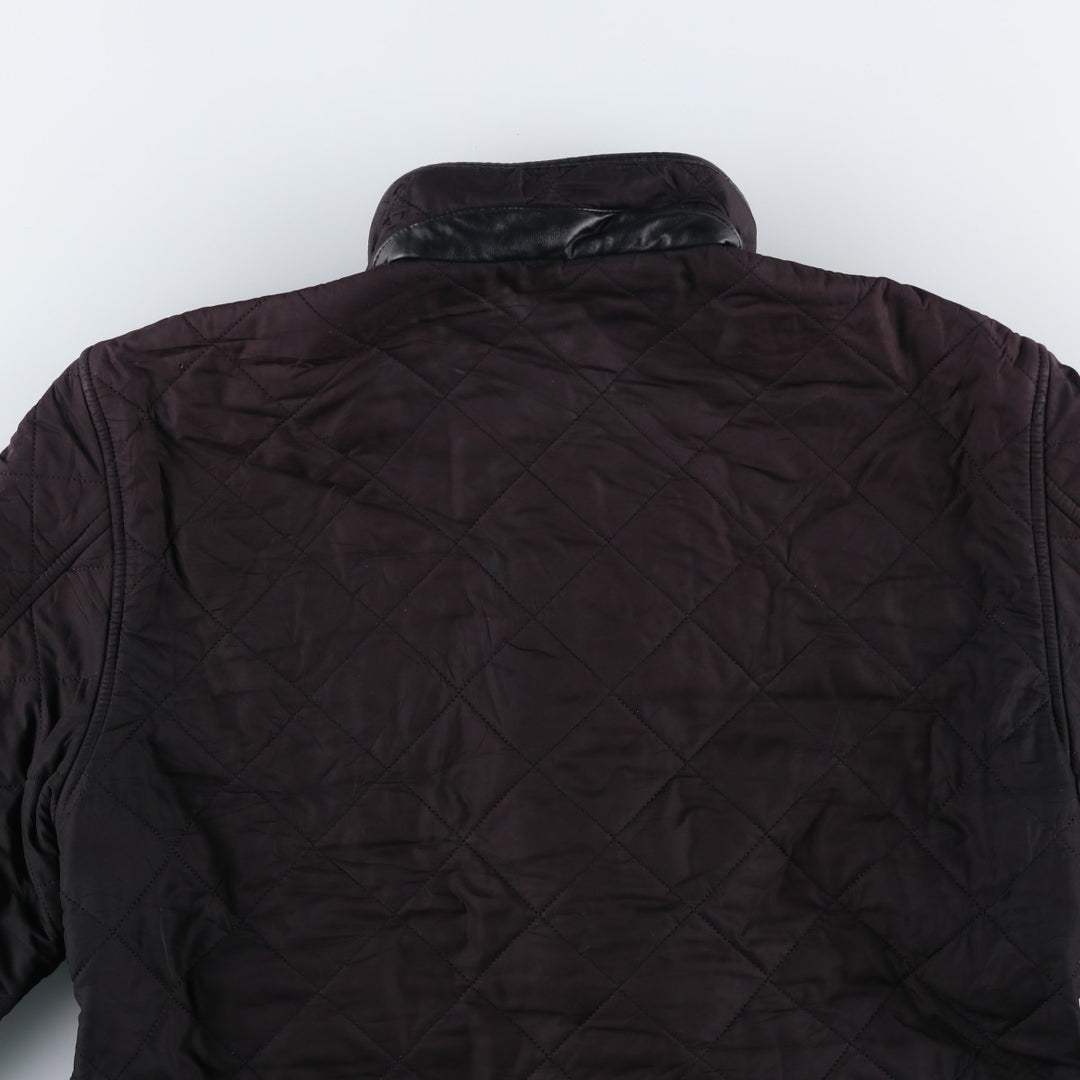 2000s~ Barbour Powell Quilt 3 Warrant Quilted Puffer Jacket, Men's Size Medium polyester black type Vintage Second Hand