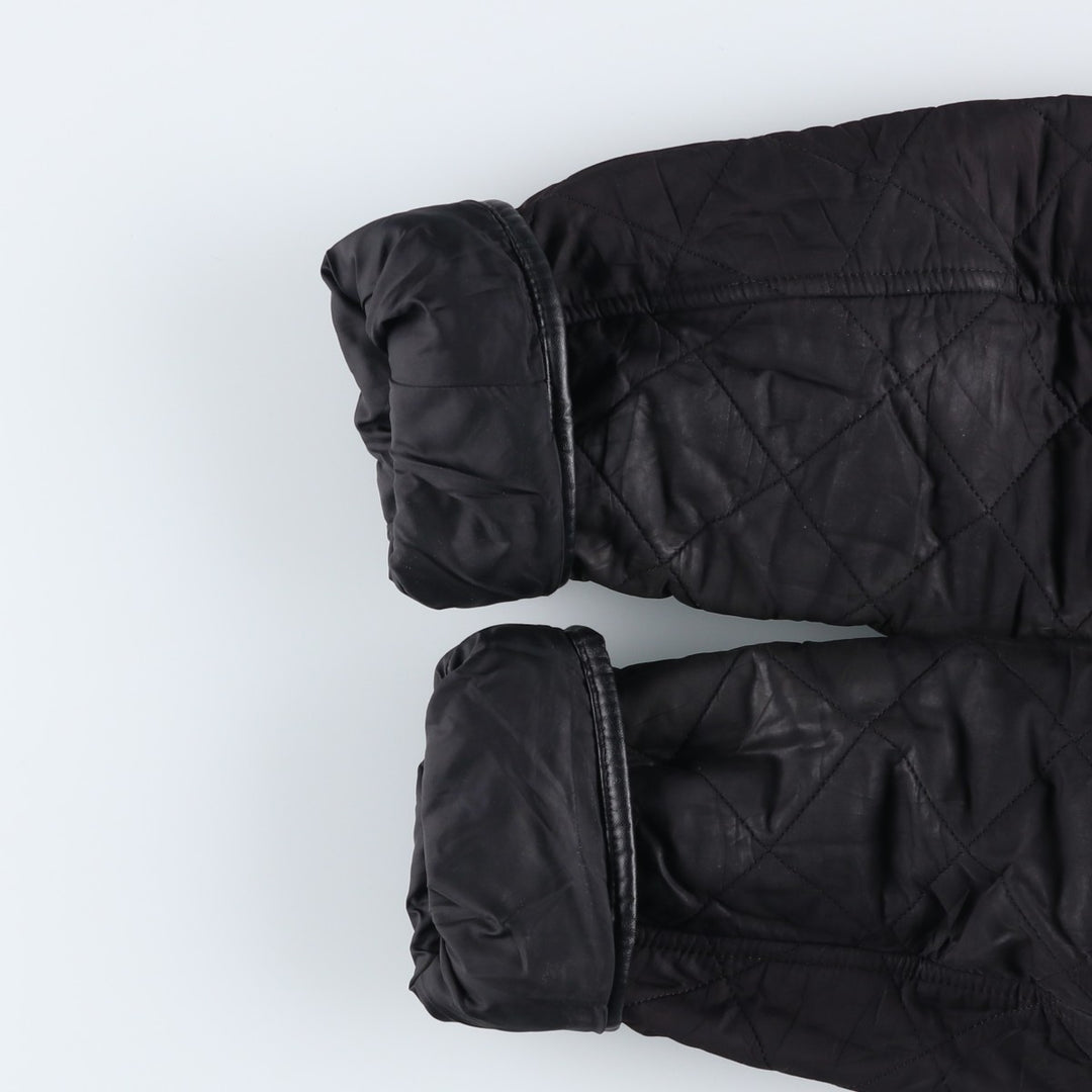 2000s~ Barbour Powell Quilt 3 Warrant Quilted Puffer Jacket, Men's Size Medium polyester black type Vintage Second Hand