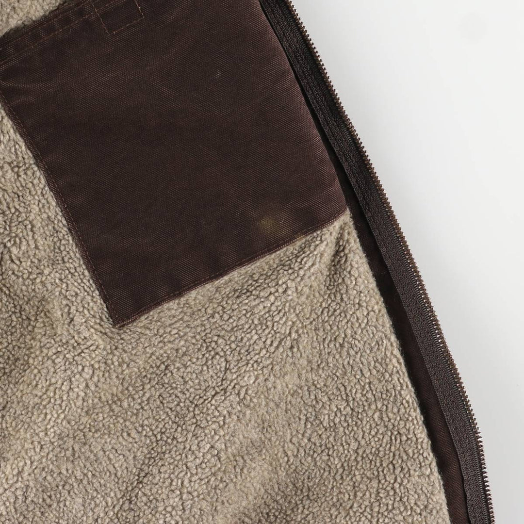 00'S Carhartt Sierra Jacket Duck Full Zip Hoodie Men's XL cotton brown type Vintage Second Hand