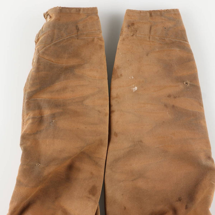 Carhartt Michigan Chore Coat Duck Coverall Men's XL Size unclear ocher yellow type Vintage Second Hand