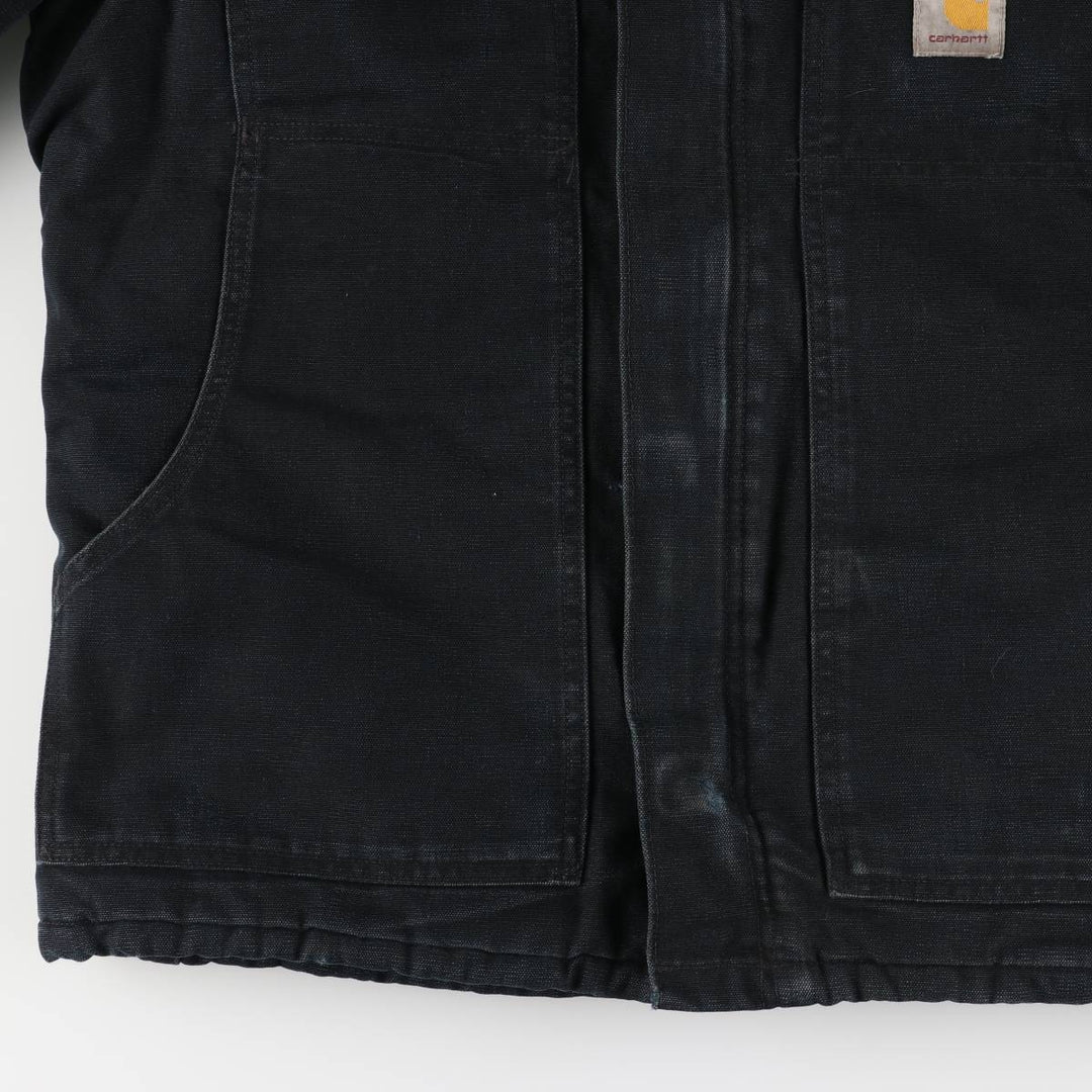 Carhartt Traditional Padded Duck Work Jacket, Made in USA, Men's Size Medium cotton black type Vintage Second Hand