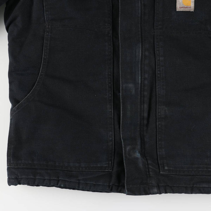 Carhartt Traditional Padded Duck Work Jacket, Made in USA, Men's Size Medium cotton black type Vintage Second Hand