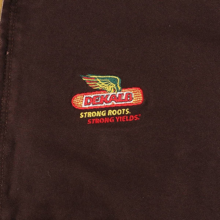 00'S Carhartt Active Jacket Duck Full Zip Parka Men's L size cotton brown type Vintage Second Hand