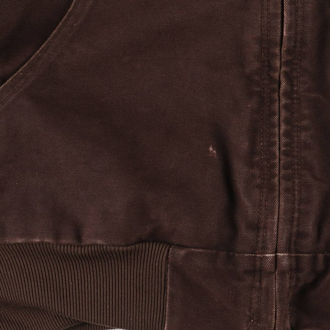 00'S Carhartt Active Jacket Duck Full Zip Parka Men's L size cotton brown type Vintage Second Hand