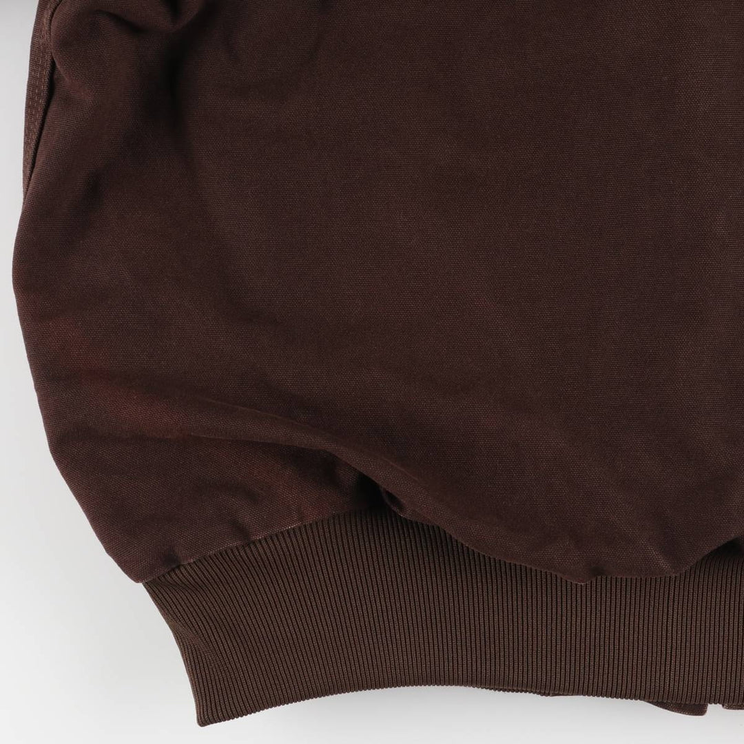 00'S Carhartt Active Jacket Duck Full Zip Parka Men's L size cotton brown type Vintage Second Hand