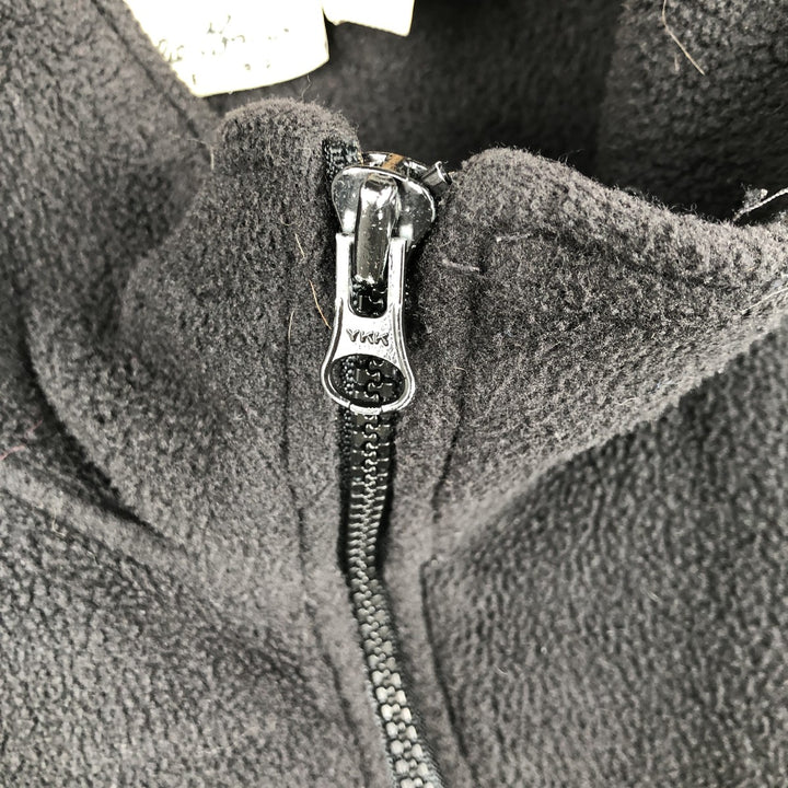 2000'S Eddie Bauer fleece vest, men's size L polyester black type Vintage Second Hand