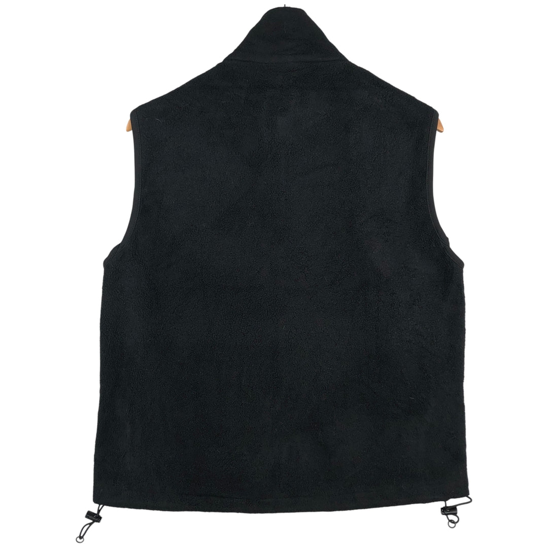 90'S Woolrich fleece vest, size M, equivalent to men's size M polyester black type Vintage Second Hand