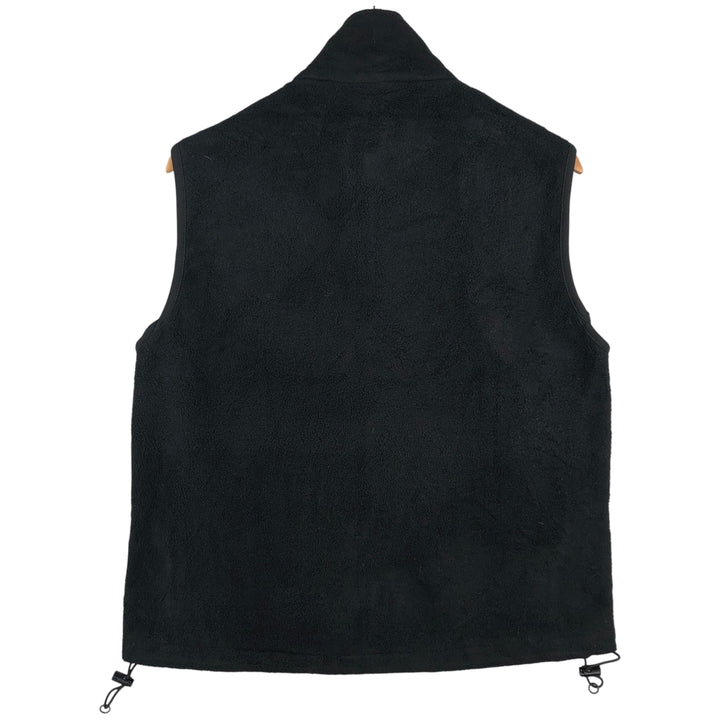90'S Woolrich fleece vest, size M, equivalent to men's size M polyester black type Vintage Second Hand
