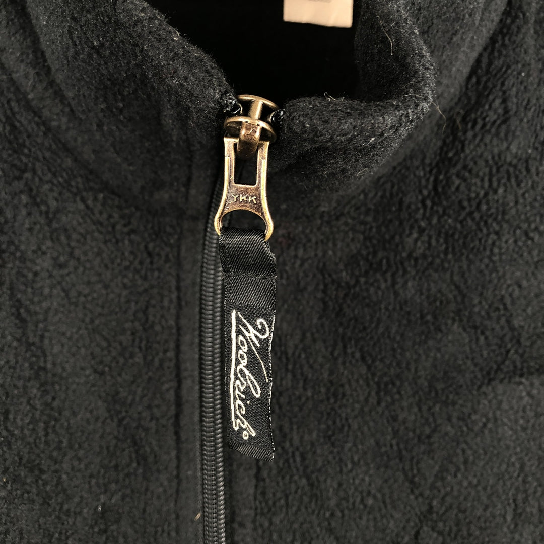 90'S Woolrich fleece vest, size M, equivalent to men's size M polyester black type Vintage Second Hand