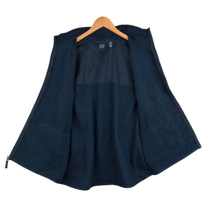 90'S GAP Old Gap Fleece Vest, Men's XL, Vintage polyester navy blue type Vintage Second Hand
