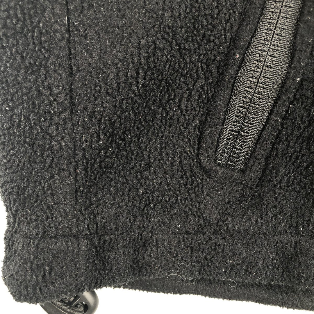 2000'S Eddie Bauer fleece vest, men's size M polyester black type Vintage Second Hand