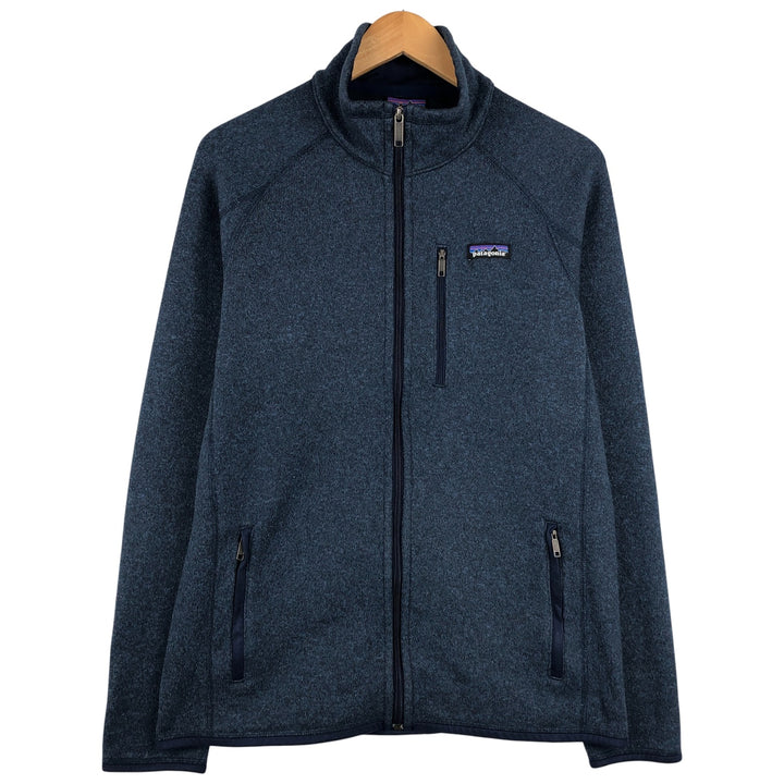 Patagonia Better Sweater 25527FA16 Fleece Jacket, Men's Size L polyester Blue type light blue Vintage Second Hand