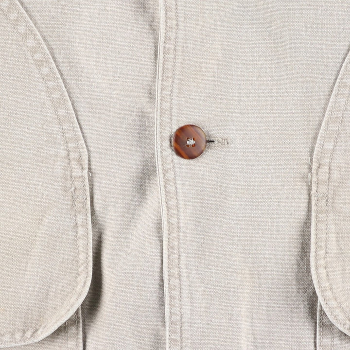 Vintage 70s-80'S LL Bean Duck Hunting Jacket, Men's Size XL unclear Beige type Vintage Second Hand