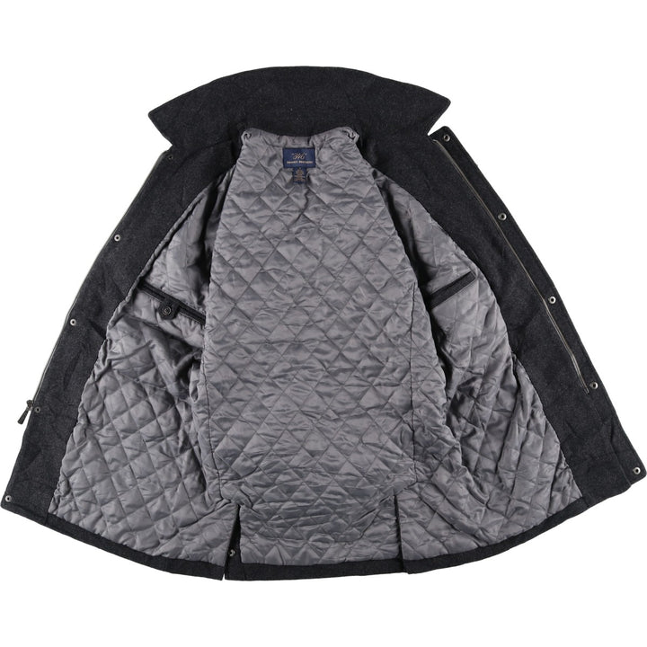 Brooks Brothers 346 Padded Wool Jacket, Men's Size Small wool black type Vintage Second Hand