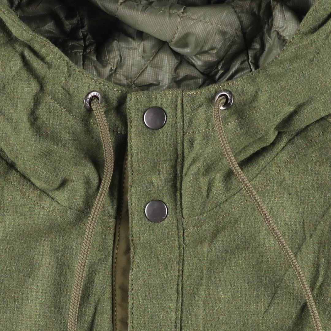 Patagonia 50385FA15 Padded Half-Snap Pullover Wool Parka, Men's Size L wool Khaki type Vintage Second Hand