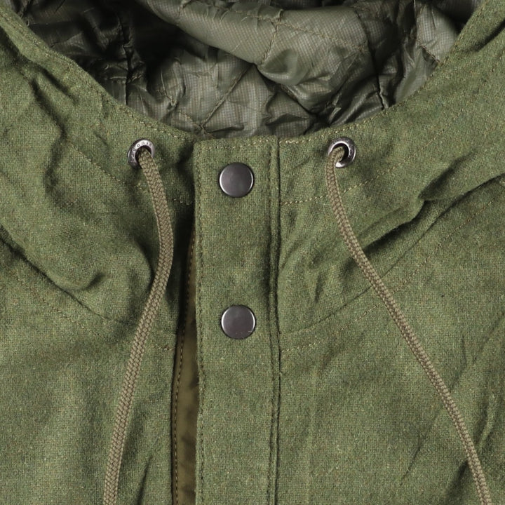 Patagonia 50385FA15 Padded Half-Snap Pullover Wool Parka, Men's Size L wool Khaki type Vintage Second Hand