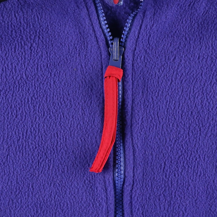 90'S Columbia White Tag Fleece Jacket, Made in USA, Men's XL, Vintage unclear purple type Vintage Second Hand