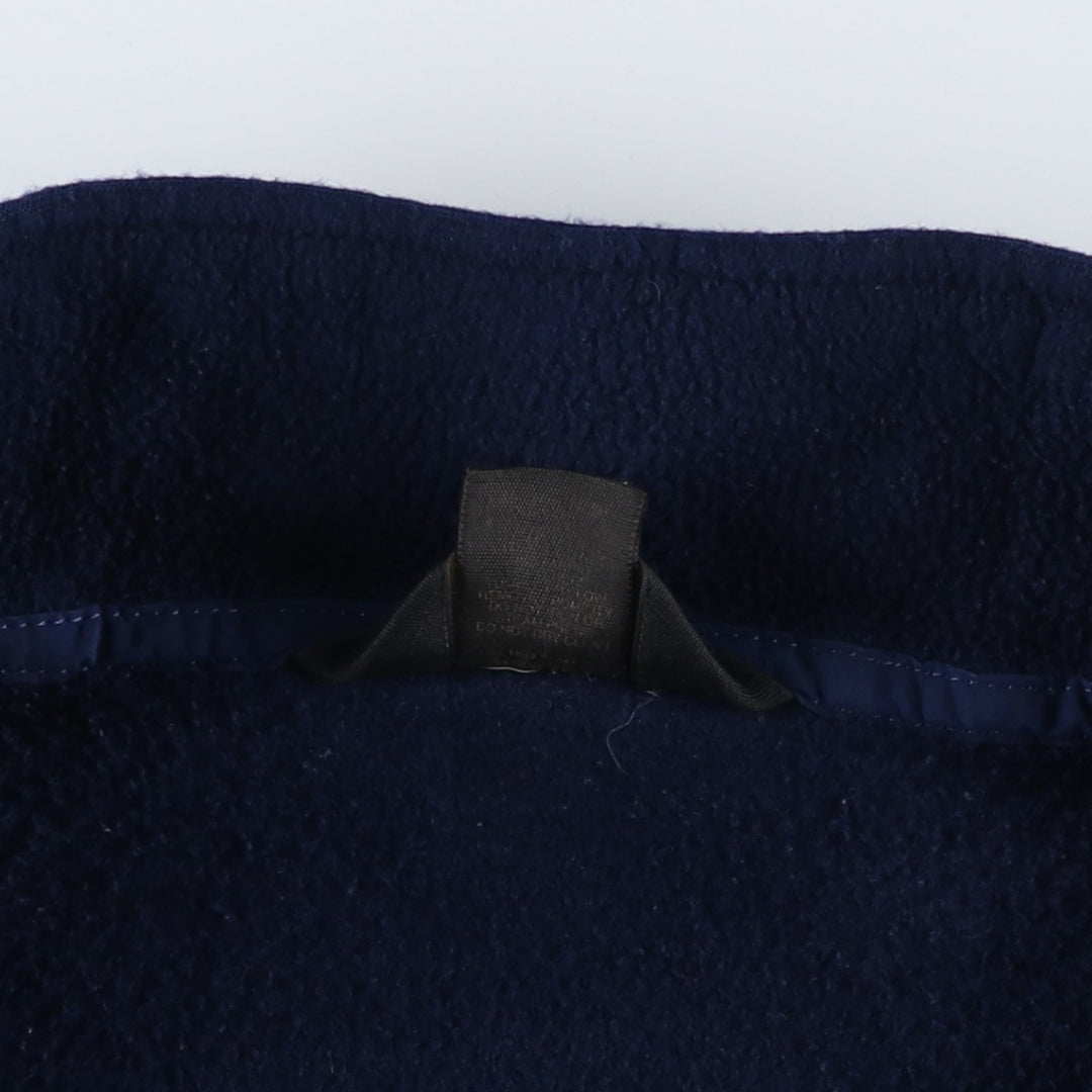 90s-00'S LLBean OUTDOORS Fleece Pullover, Men's Size L polyester navy blue type Vintage Second Hand
