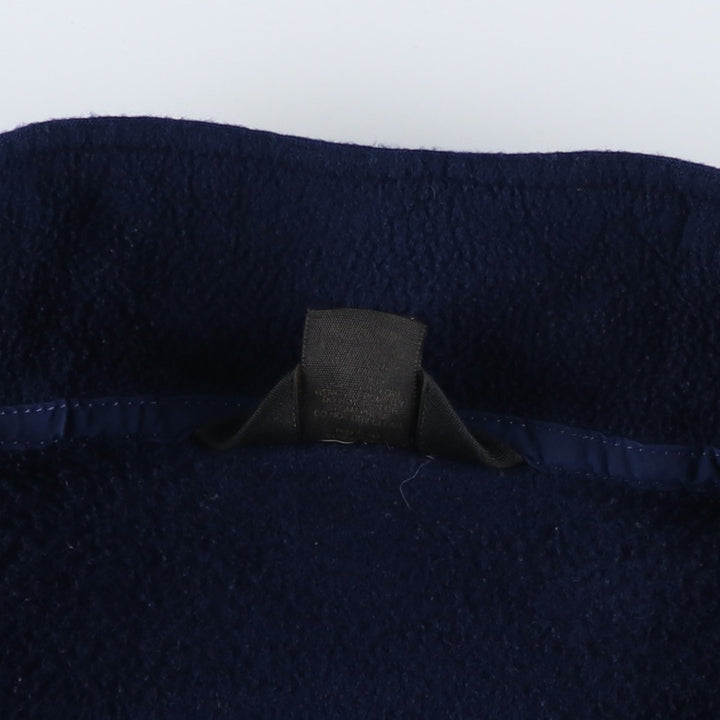 90s-00'S LLBean OUTDOORS Fleece Pullover, Men's Size L polyester navy blue type Vintage Second Hand
