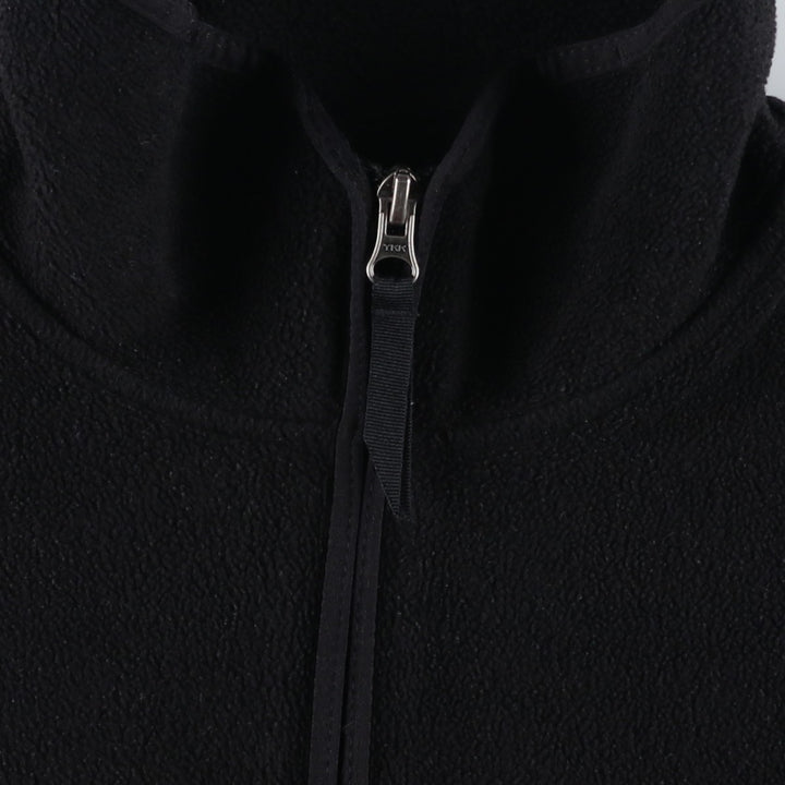 90s-00'S Ralph Lauren Polo Jeans Company fleece pullover, men's size M polyester black type Vintage Second Hand