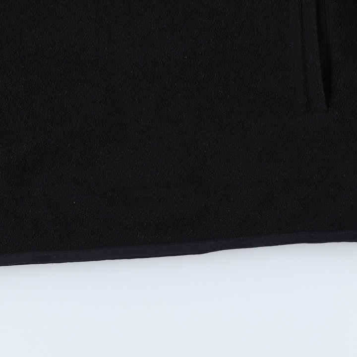 90s-00'S Ralph Lauren Polo Jeans Company fleece pullover, men's size M polyester black type Vintage Second Hand
