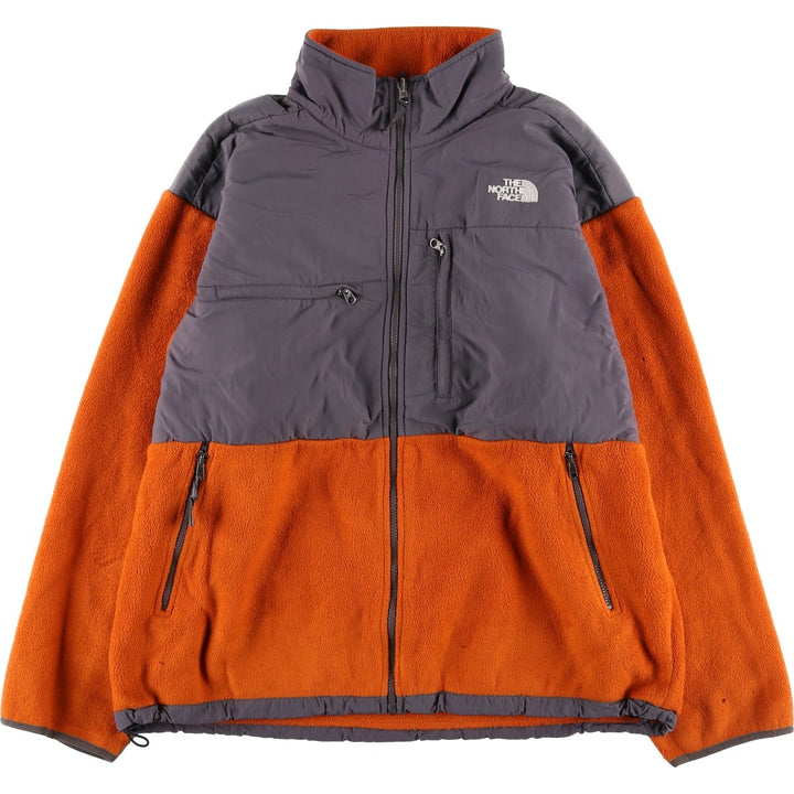 The North Face Denali Jacket, Nylon and Fleece, Men's XXL polyester orange type Vintage Second Hand